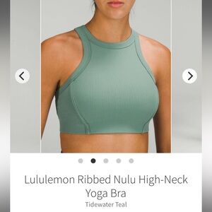 Lululemon Ribbed Nulu High-Neck Bra